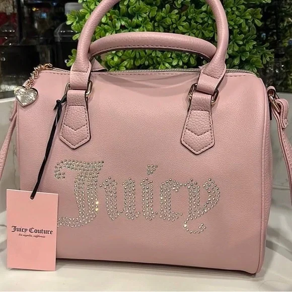 RARE juicy couture bling satchel clutch bag - Picture 11 of 13